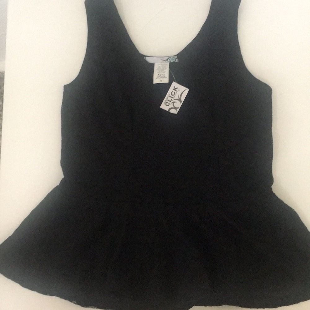 Top black color, size S